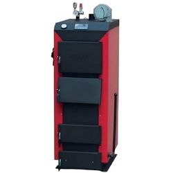 Cazan pe combustibil solid Mayak Eco Manual KTP-25 (Black/Red)