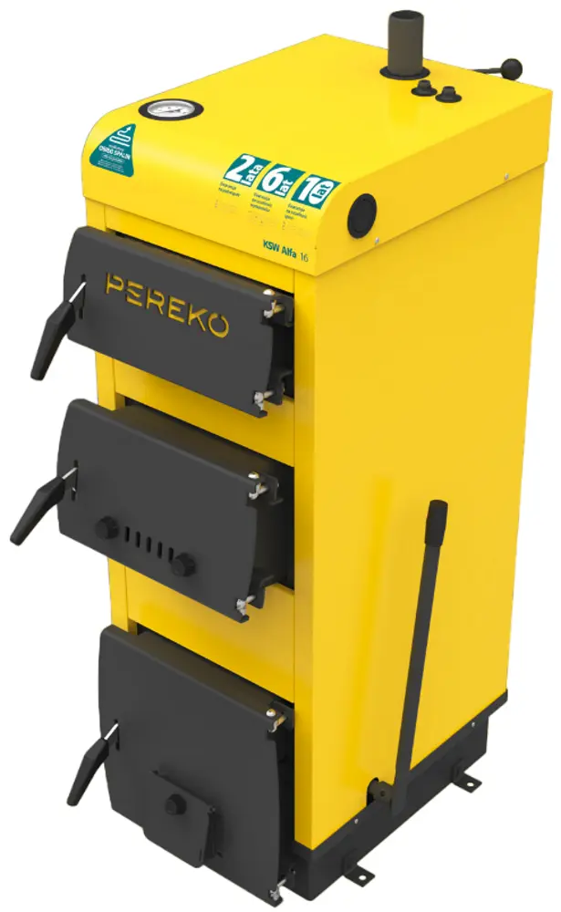 Твердотопливный котел Pereko KSW ALFA 20 (Yellow/Grey) - 2