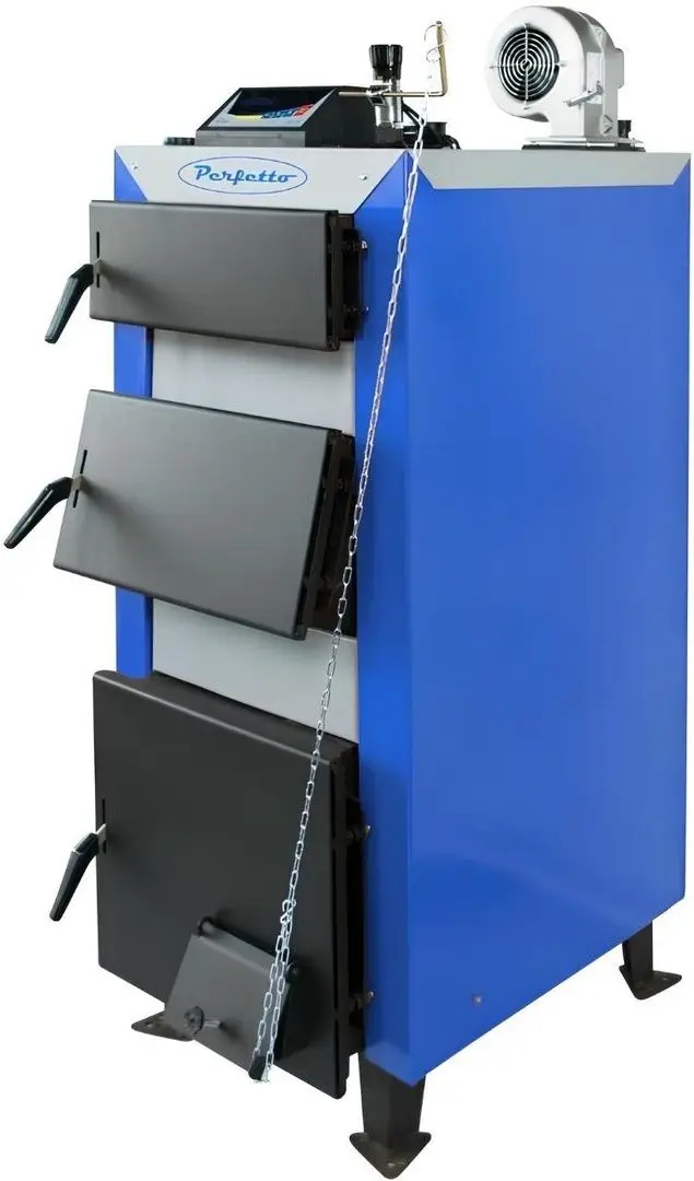 Твердотопливный котел Perfetto Econom 12 kW (Blue)