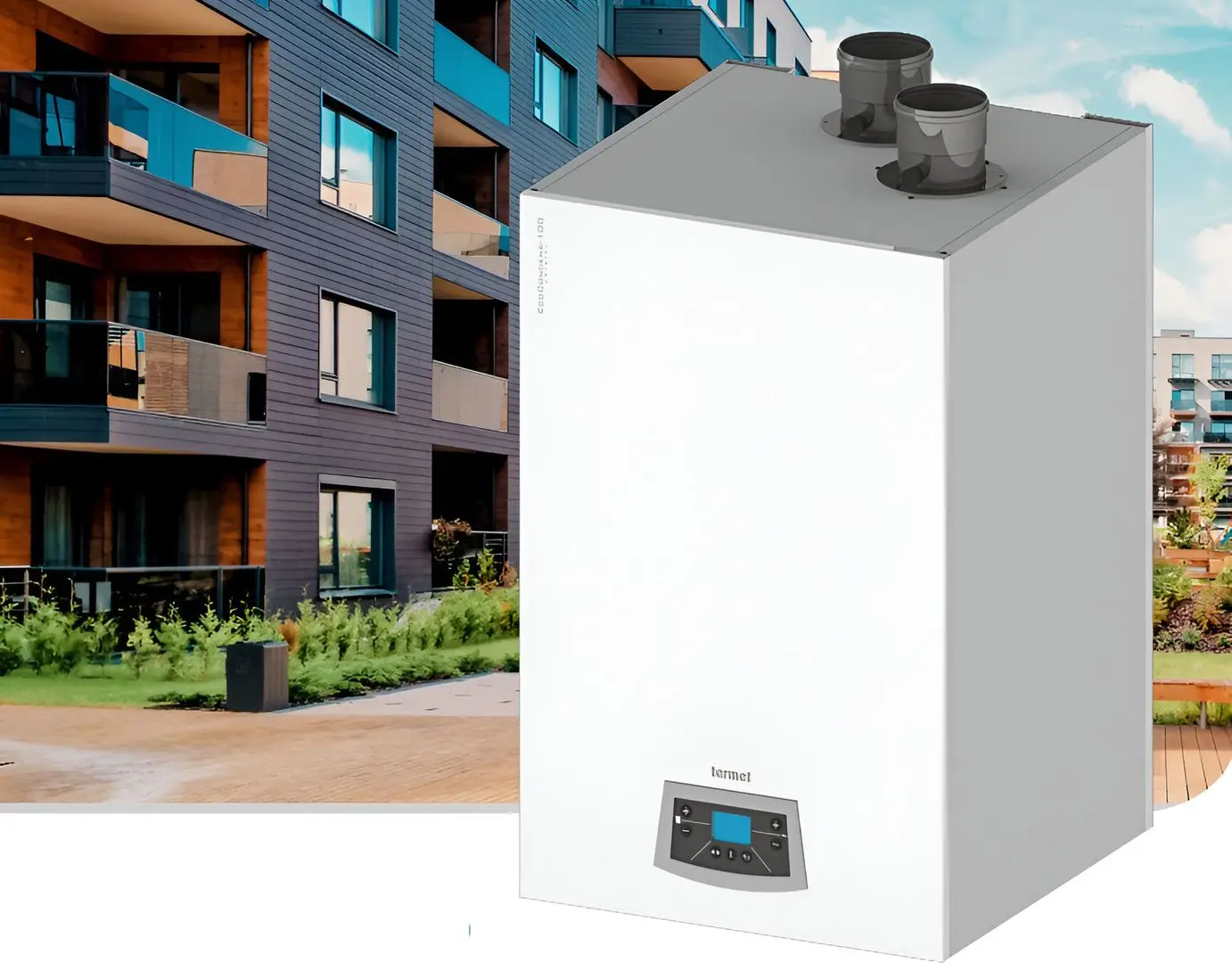 Cazan pe gaz Termet Ecocondens Crystal 100 (White)