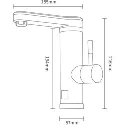 Кран-водонагреватель Mat|eco Rovus (Black/Chrome) Thumb