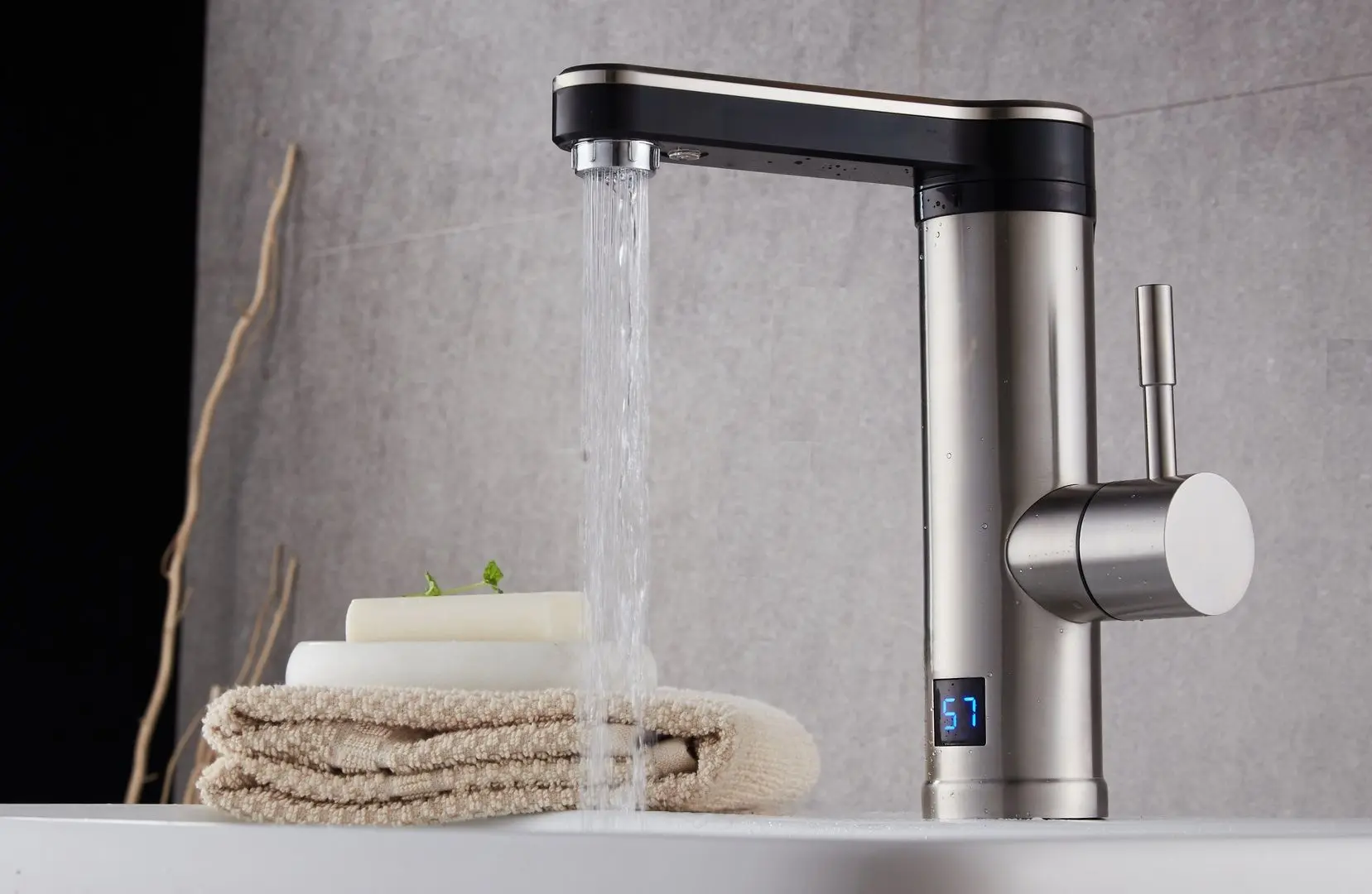 Кран-водонагреватель Mat|eco Rovus (Black/Chrome)