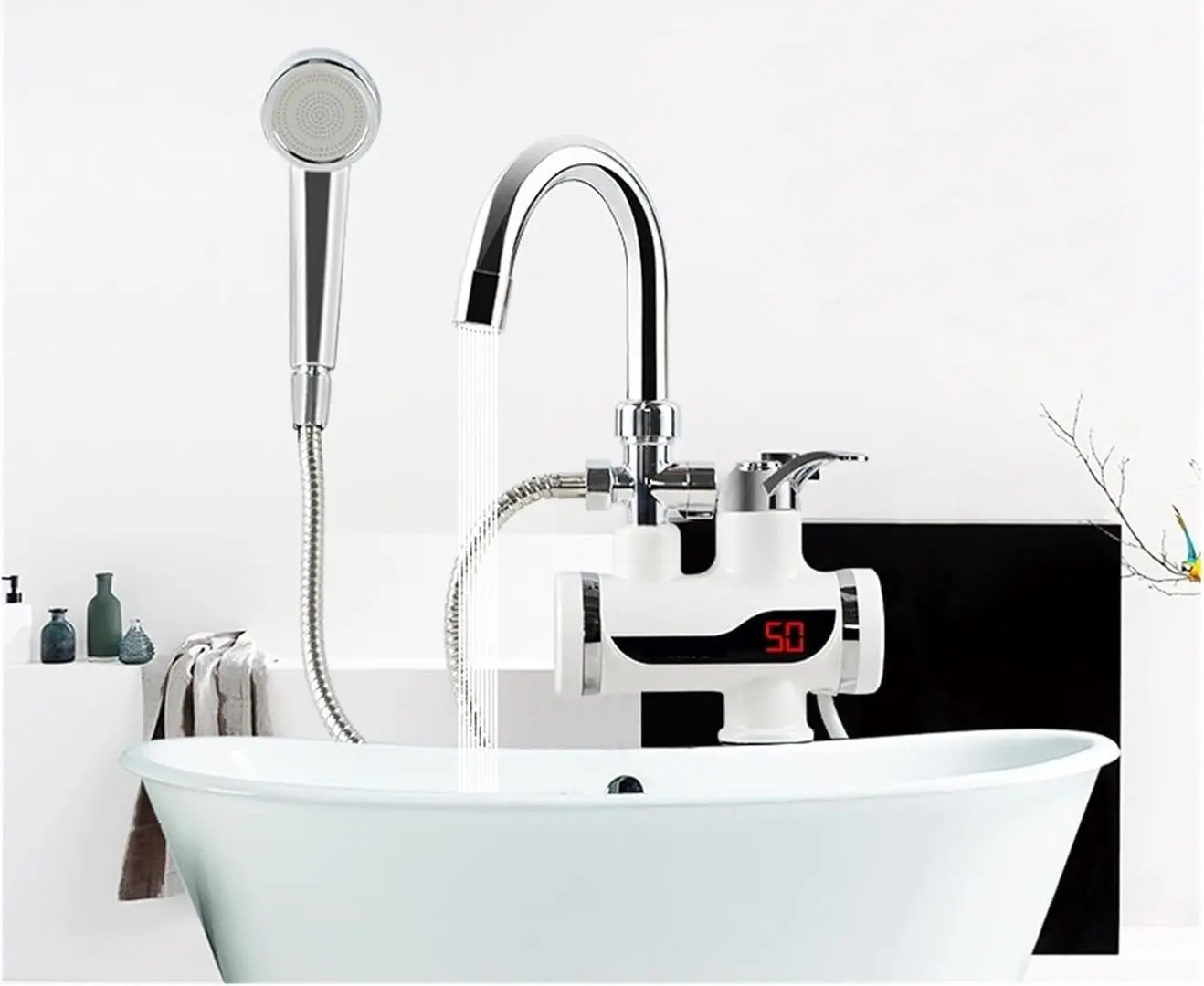 Кран-водонагреватель Mixxus Electra 280-E (White)