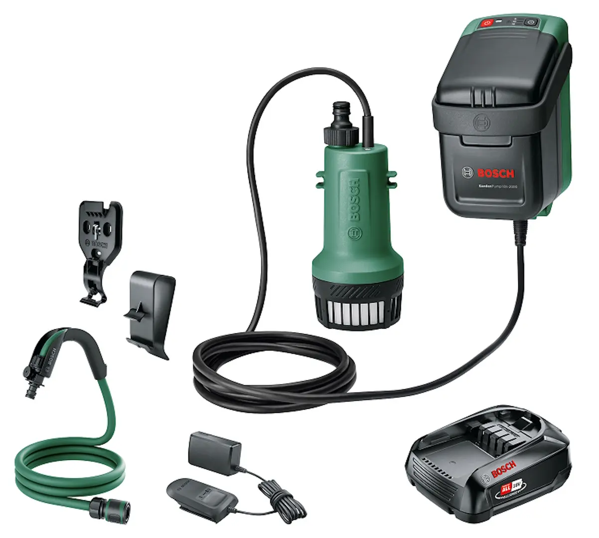 Pompa de baril cu acumulator Bosch GardenPump 18V-2000 (06008C4202)