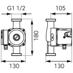 Циркуляционный насос Ferro 25-40 180 0201W Thumb