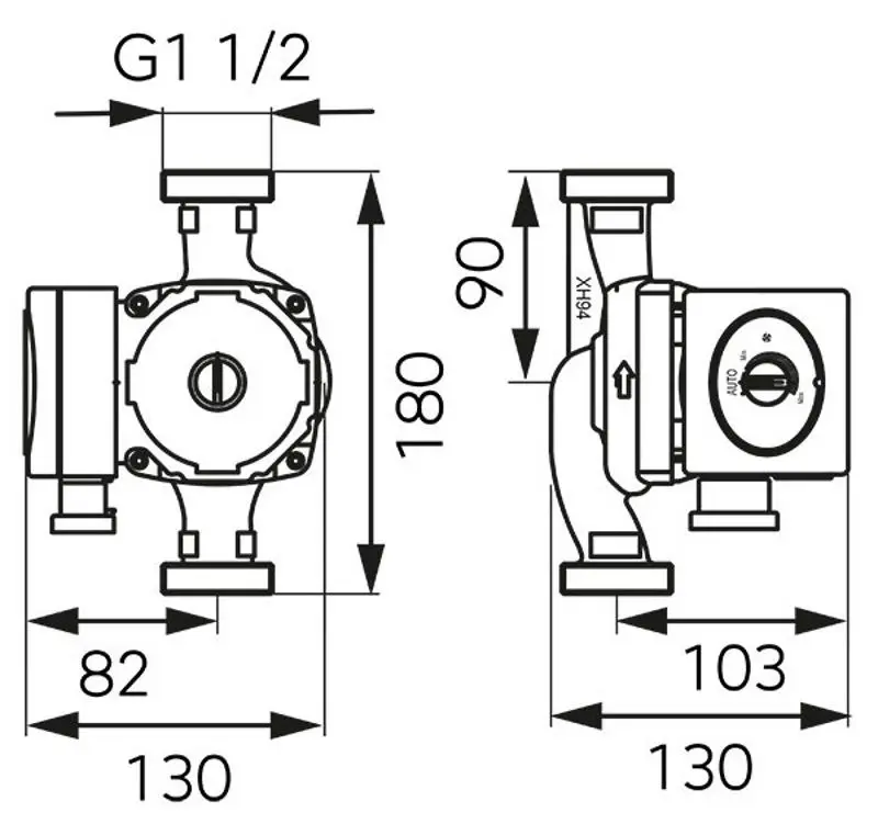 Pompa de circulatie Ferro GPA II 25-6 180 0602W