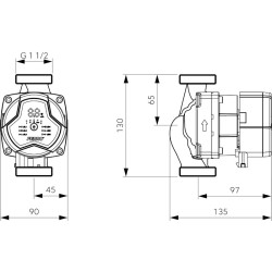 Pompa de circulatie Ferro GPA III 25-4-130 Thumb