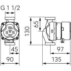 Pompa de circulatie Ferro GPA III 25-6-130 Thumb
