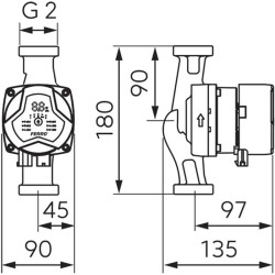 Pompa de circulatie Ferro GPA III 32-7.5-180 Thumb