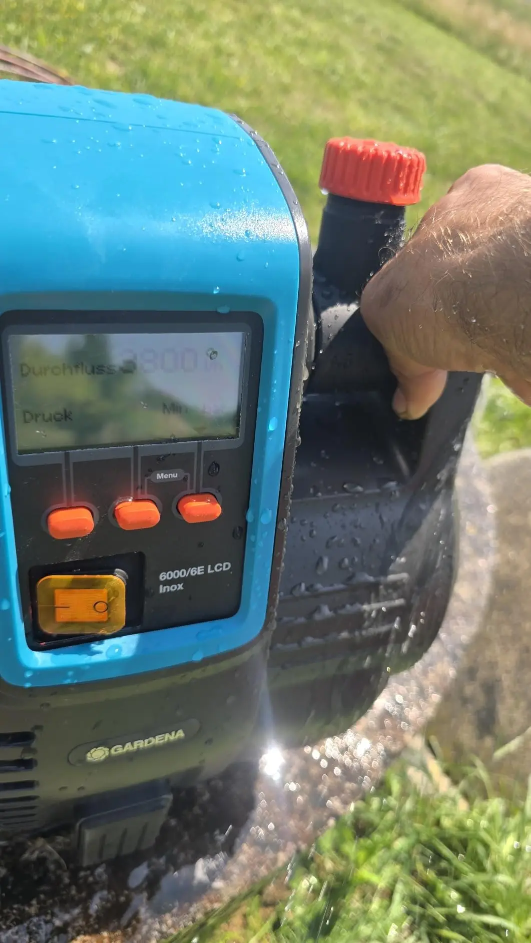 Насос Gardena 6000/6E LCD Inox Premium (Black/Inox)