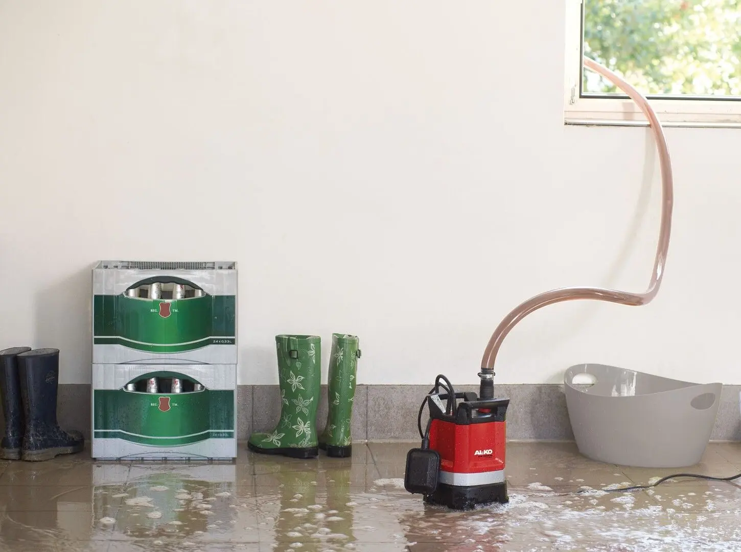 Погружной насос для чистой воды Al-ko Sub 10000 DS Comfort (Black/Red) - 3