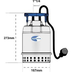Дренажный насос Ebara Optima MA 10MT Thumb