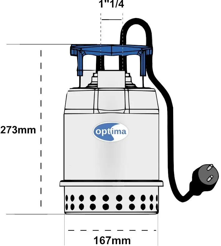 Дренажный насос Ebara Optima MA 10MT