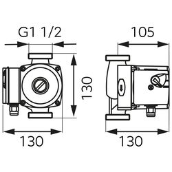 Pompa de circulatie Ferro 25-60 130 0204W Thumb