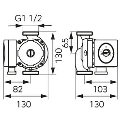 Pompa de circulatie Ferro GPA II 25-4 130 0603W Thumb