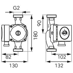 Циркуляционный насос Ferro GPA II 32-6 180 0606W Thumb
