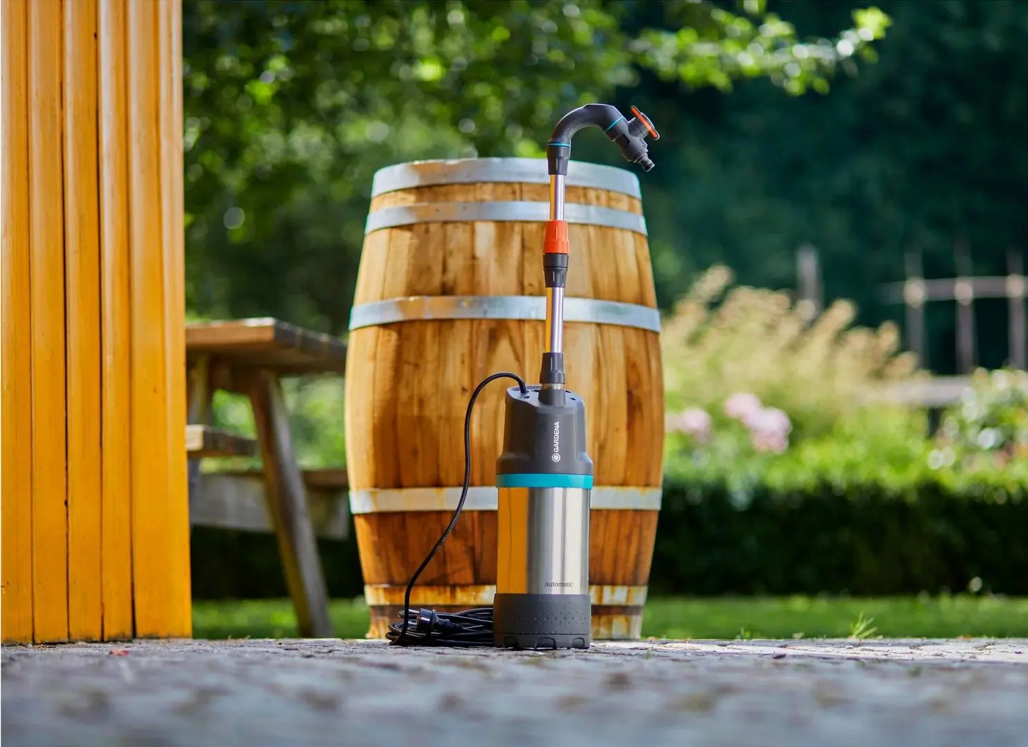 Pompa de baril Gardena 4700/2 Inox Automatic