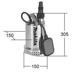 Дренажный насос для чистой воды Makita PF0403 Thumb