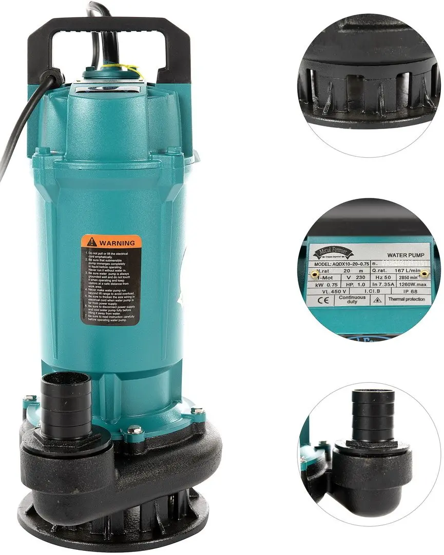 Погружной насос Micul Fermier QDX10-20M - 2