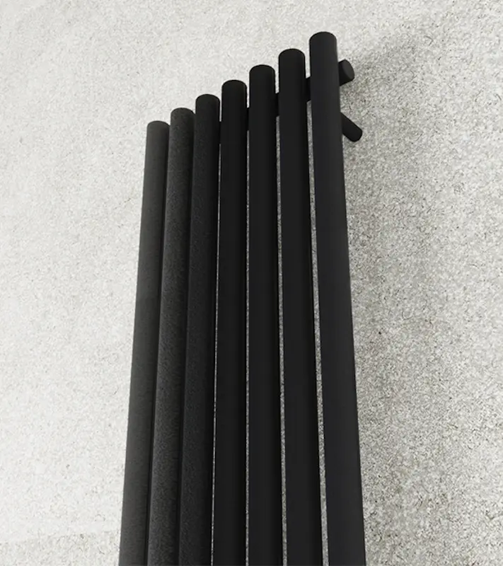 Радиатор стальной Terma Rolo Room 1800x370 (Matte Black) - 3