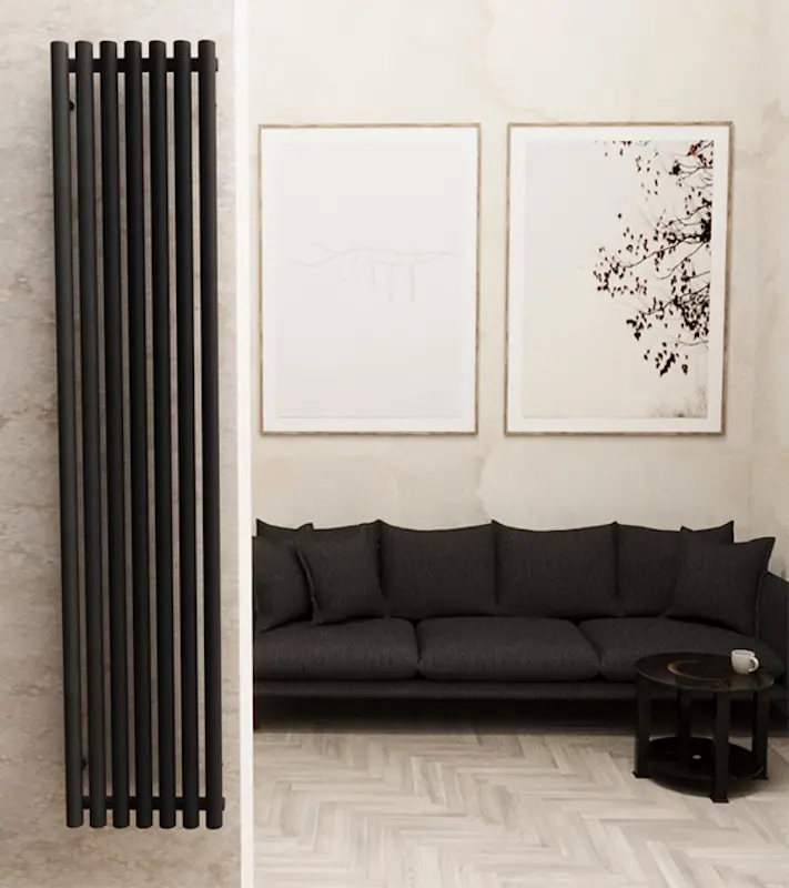 Радиатор стальной Terma Rolo Room 1800x370 (Matte Black) - 4