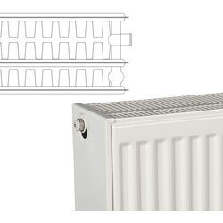 Радиатор стальной DemirDokum Premium T33 400x1100 (White) Thumb