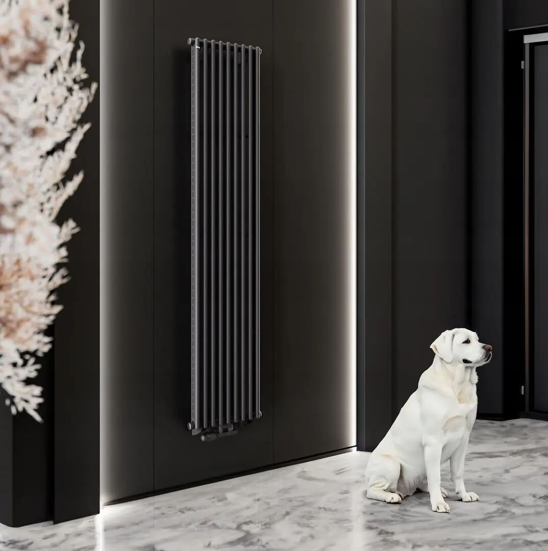 Радиатор Gorgiel Cezar I AD1 180/40 1800x384 (Black Matte)