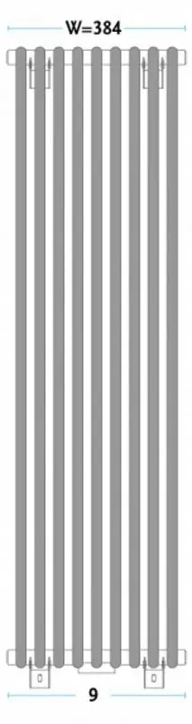 Радиатор Gorgiel Cezar I AD1 180/40 (Graphit Glossy)