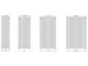 Radiator din otel Gorgiel Cezar I AD2 100/55 1000x548 (Graphite Glossy)