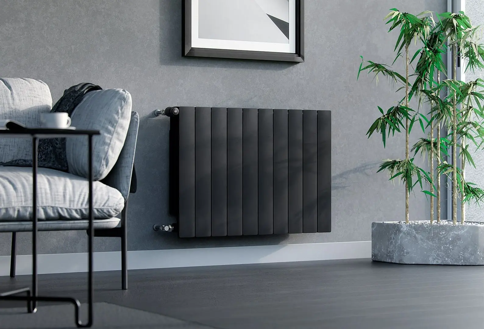 Radiator din aluminiu KFA Armatura ADR/10 570x804 (Black)