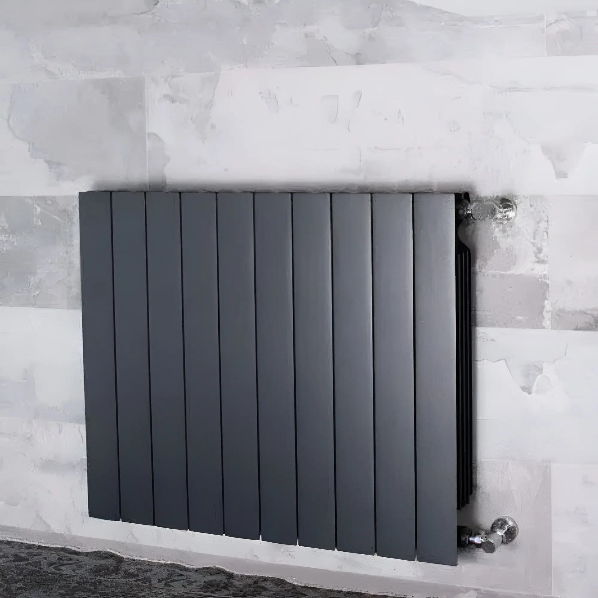 Радиатор алюминиевый Radiatori 2000 Plus Evo 500 (Anthracite)