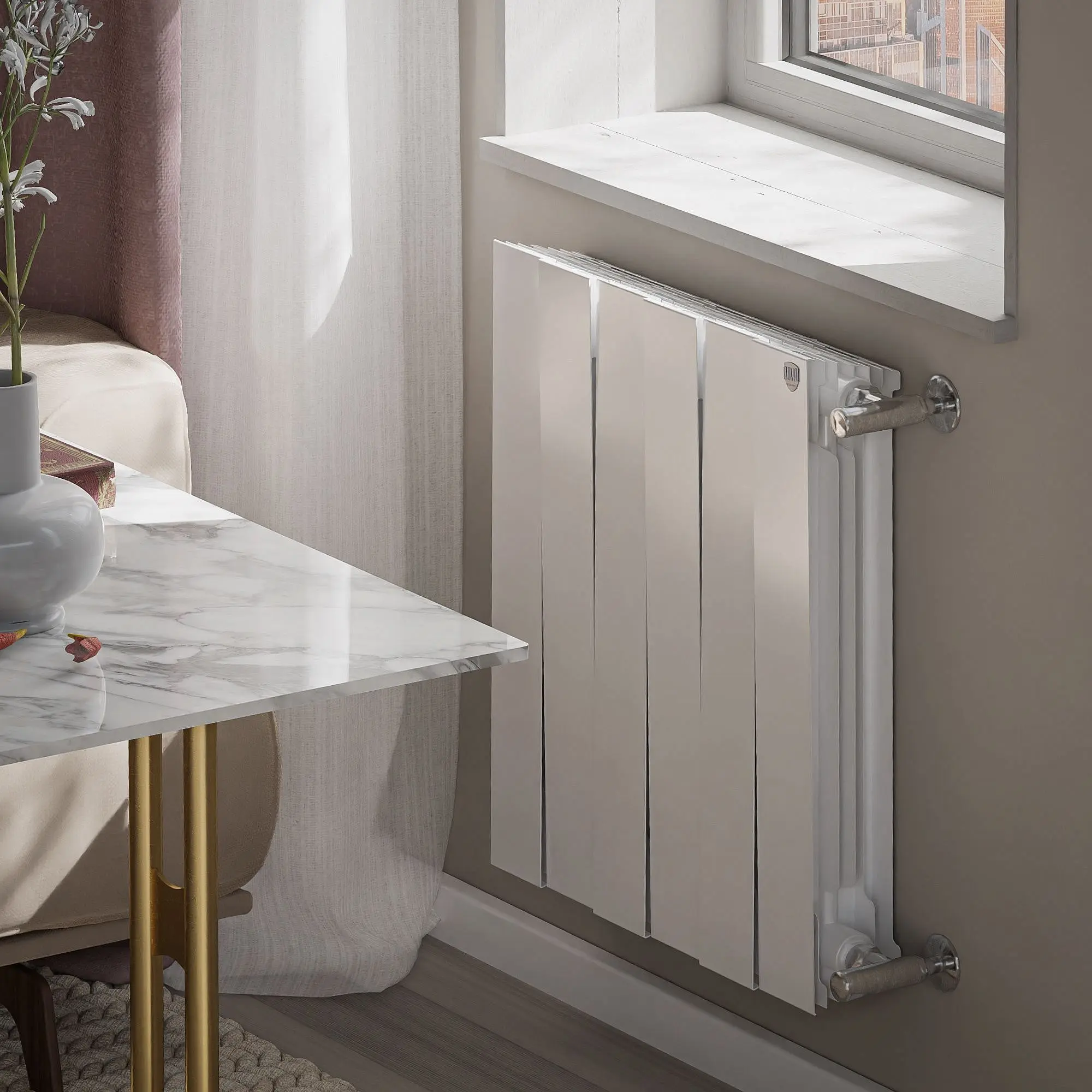 Биметаллический радиатор Royal Thermo PianoForte 500 (Bianco Traffico)