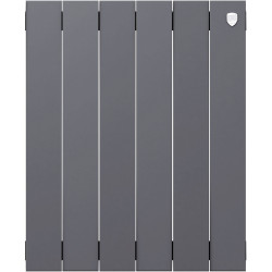 Radiator bimetalic Royal Thermo PianoForte 500 (Silver Satin) Thumb