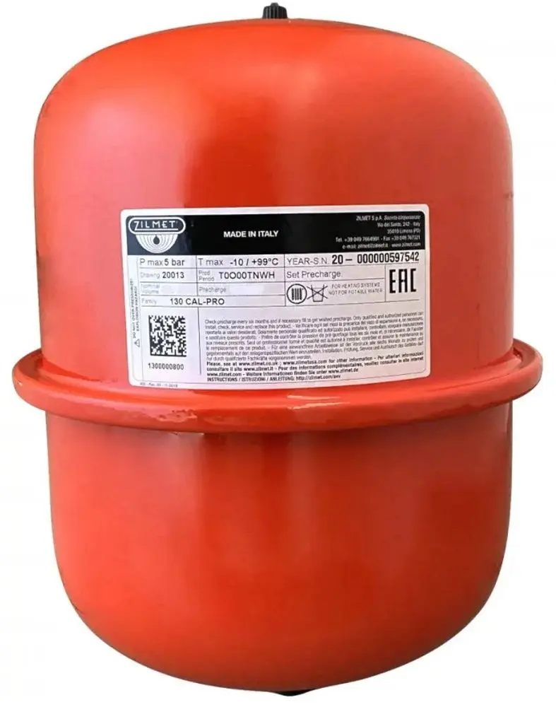 Расширительный бак Zilmet Cal Pro 8L (Red) - 3