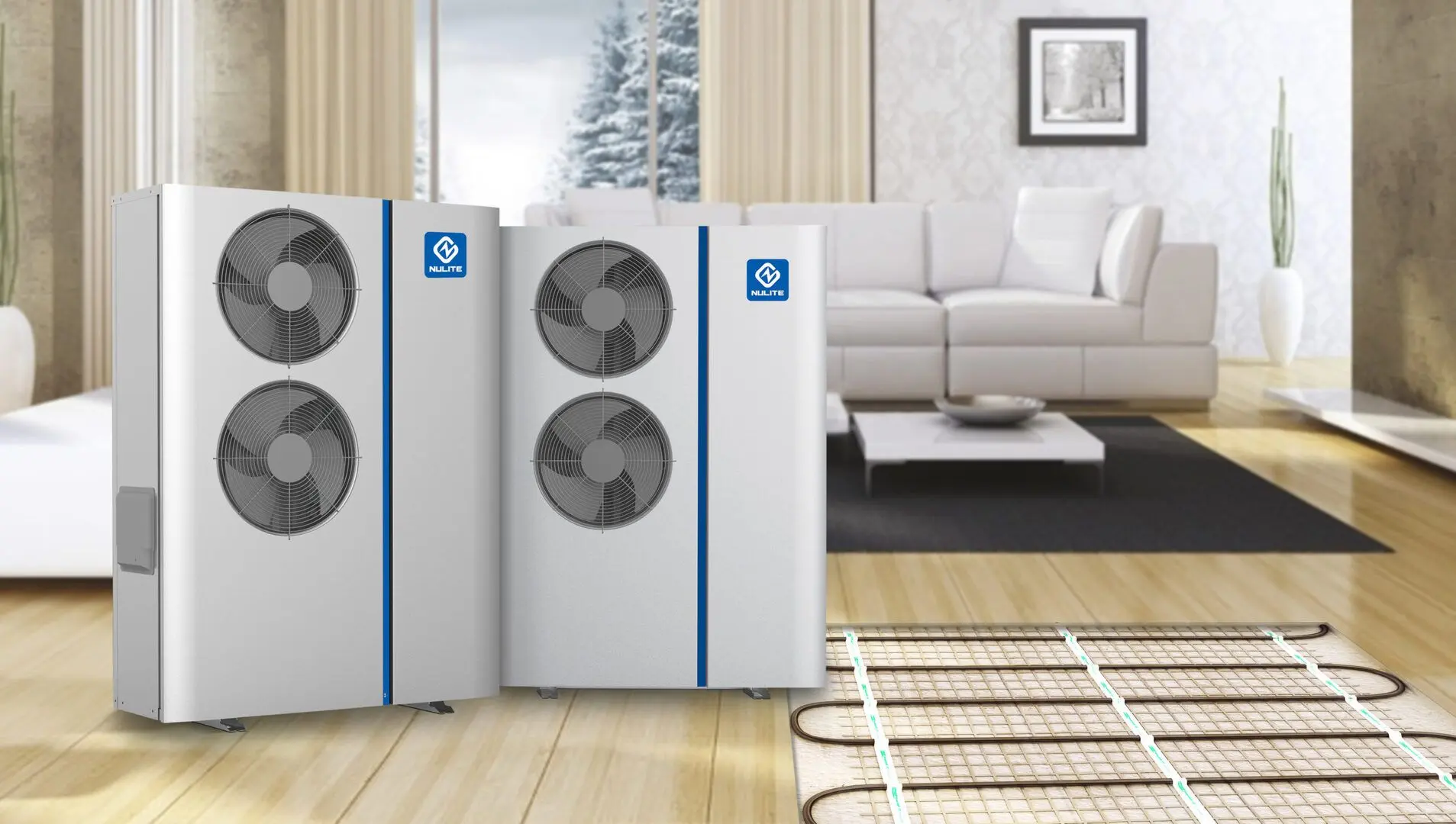 Pompa de caldura Kraft&Dele NL-B345II/R32 (Grey) - 3