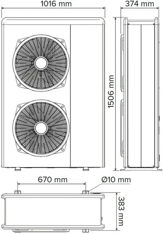 Pompa de caldura Ariston Nimbus Compact 120 S Net (White)