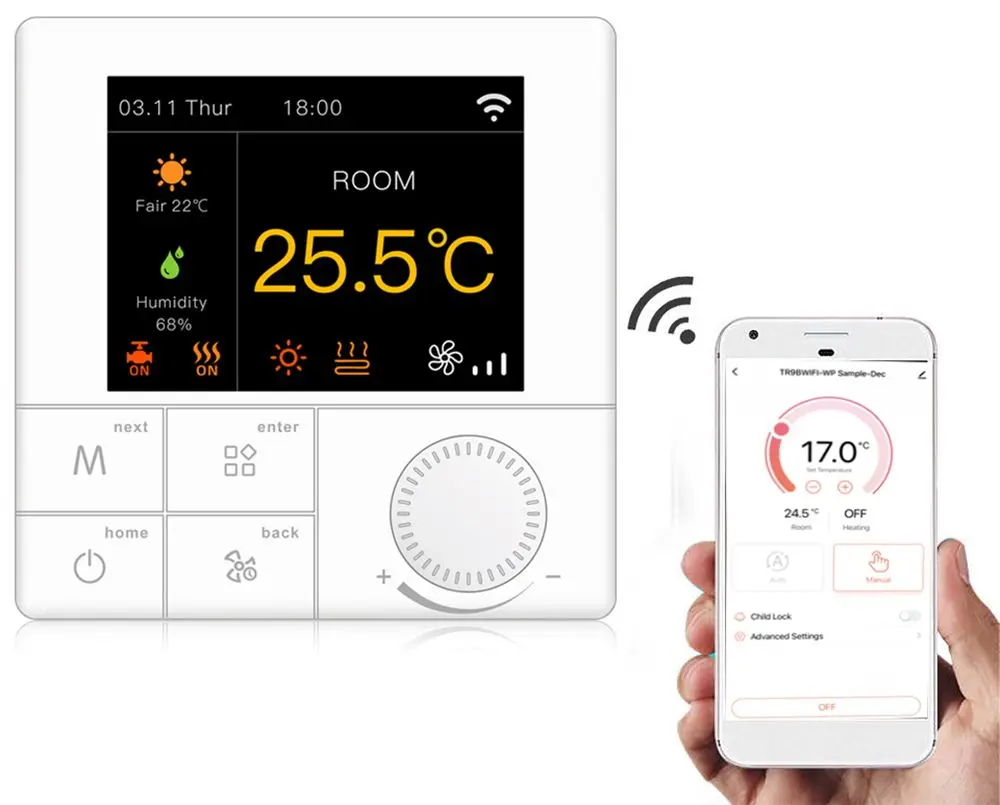 Термостат Beok TCR8-WIFI-WPB