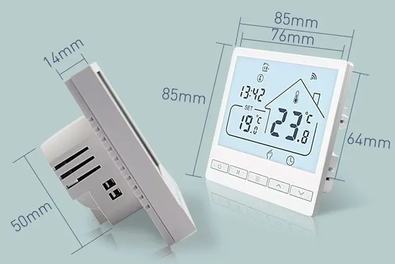 Термостат Beok TOL47-WIFI-WPB - 2