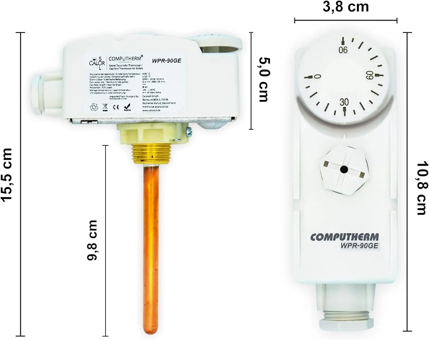 Termostat Computherm WPR-90GE (White)