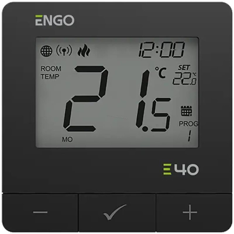 Termostat Engo Controls E40-230B (Black)