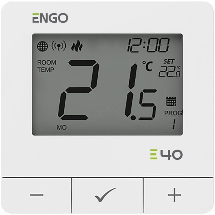 Термостат Engo Controls E40-BATW (White)