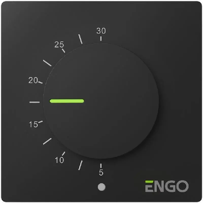 Termostat Engo Controls ESIMPLE-230B (Black)