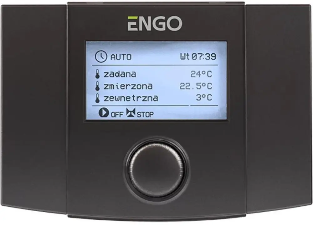 Termostat Engo Controls EWT100 (Black)