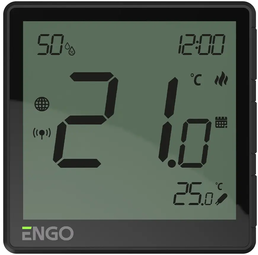 Termostat Engo Controls ZigBee Eone-230B (Black)