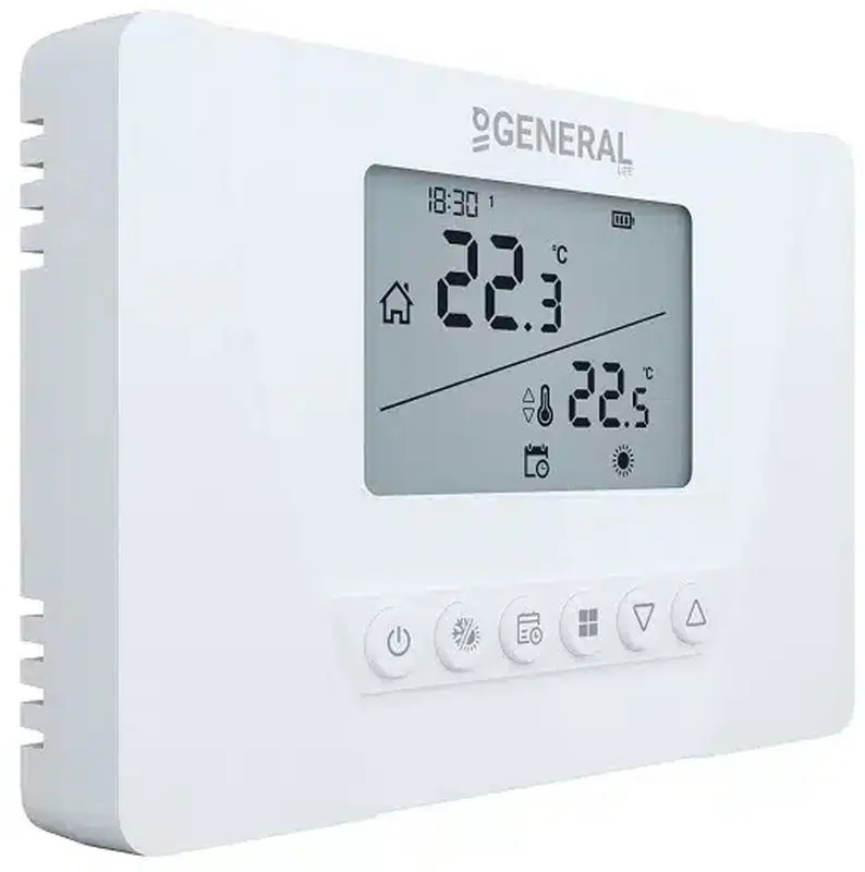 Термостат General Life Aruna 300S RF (White)