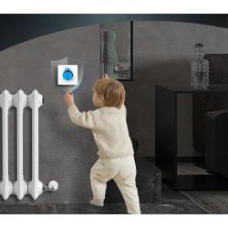 Термостат Moes ZigBee Star Ring ZHT-SR-GB-WH-MS (White) Thumb