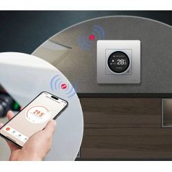 Termostat Moes ZigBee Star Ring ZHT-SR-GC-GY-MS (Grey) Thumb