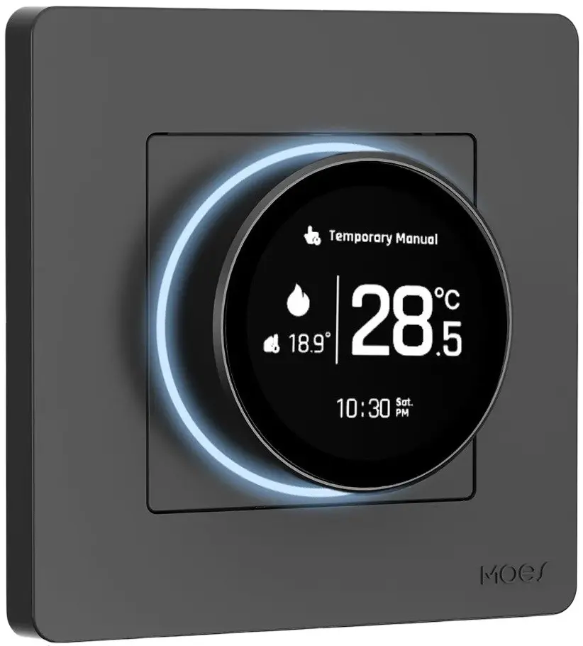 Termostat Moes ZigBee Star Ring ZHT-SR-GC-GY-MS (Grey)