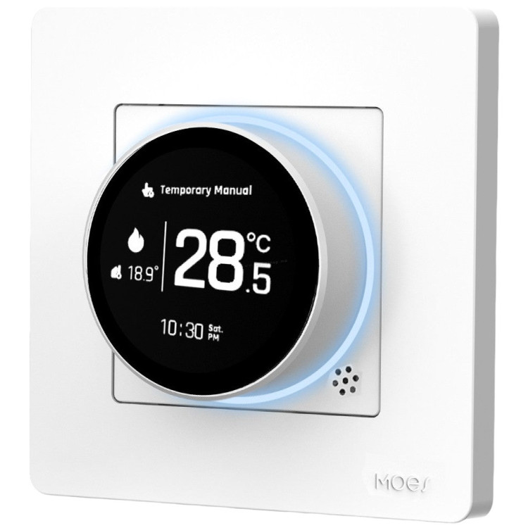 Termostat Moes ZigBee Star Ring ZHT-SR-GC-WH-MS (White)