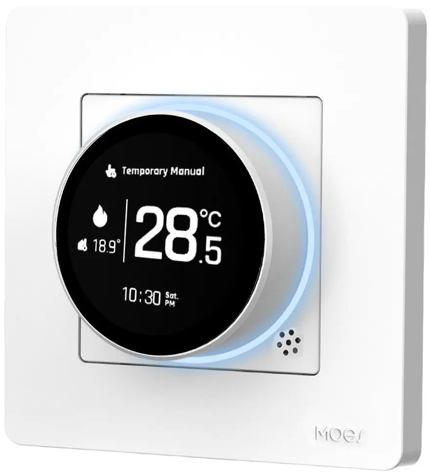 Термостат Moes ZigBee Star Ring ZHT-SR-GC-WH-MS (White)